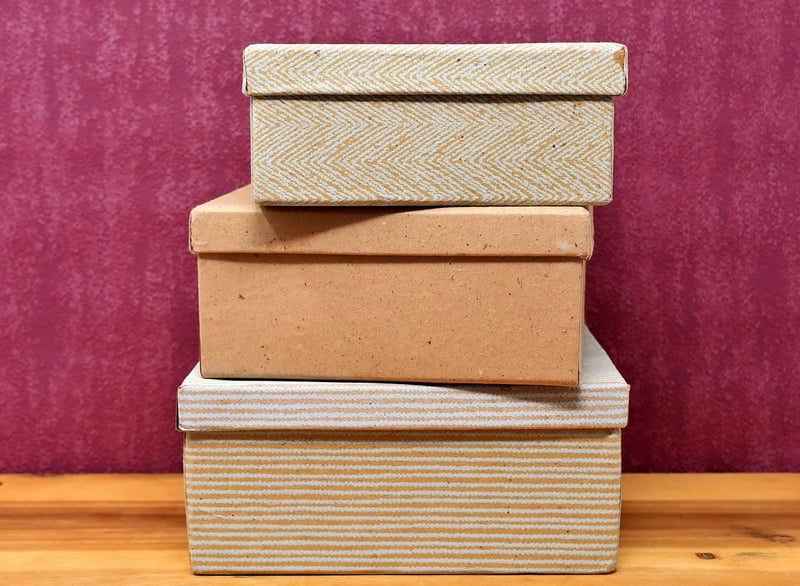 Cardboard box city