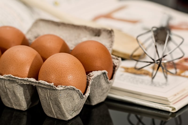 Egg carton flowers